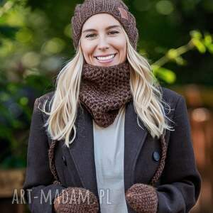 “Brązowy” - mały komin merino