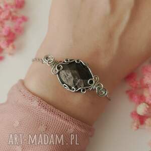 Prezent Bransoletka Hypersten stal chirurgiczna handmade wirewrapping