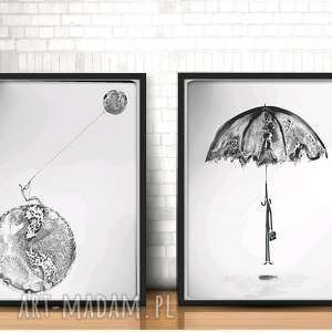 2 autorskie grafiki dreams rain 50x70cm - zamówienie dla pani izabelli plakat