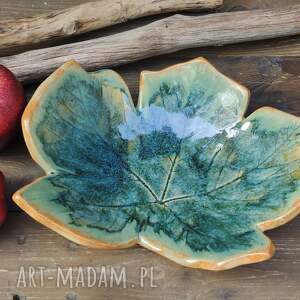 Prezent Ceramiczna misa c897) klon liść - jesień