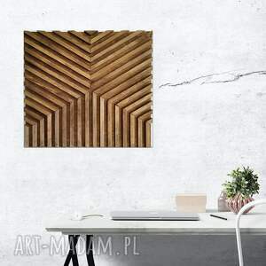 obraz z drewna, dekoracja ścienna /45 - demo/, drewniany, mozaika