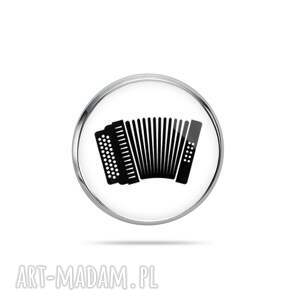 przypinka do klapy marynarki akordeon, prezent dla męża chłopaka