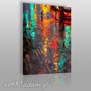 obraz na płótnie - abstrakcja odbicie - 50x70 cm - VAKU DSGN obrazy