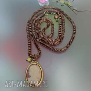 Naszyjnik Camea Wisior Z Serduszkiem 25.155, bizuteria stylowa unikat