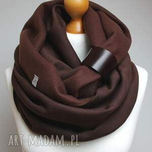 Gruby komin ZIMOWY bawełniany, szal tuba dresowy na zimę