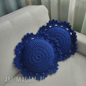 handmade poduszki poduszka dekoracyjna ze sznurka okrągła 40cm