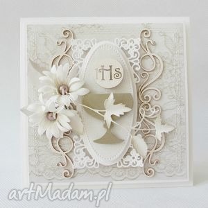 handmade scrapbooking kartki komunia - pamiątka