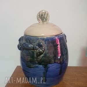 Gliniany słój do pieczenia, przechowywania i dekoracji