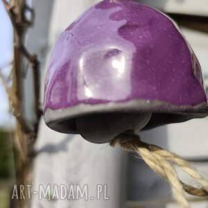 Ręcznie robiony ceramiczny dzwonek na balkon i do ogrodu
