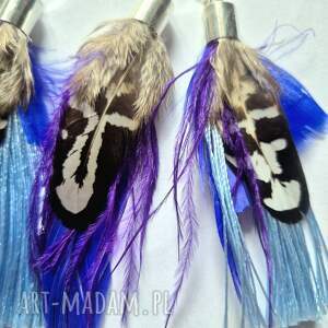 dlugie kolczyki pióra i chwosty fo, slu, et, bo fr