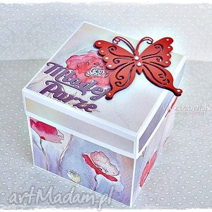 handmade scrapbooking kartki magiczne maki - box ślubny personalizowany