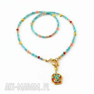 DELICATE EVE II, delikatny, naszyjnik - kamieni