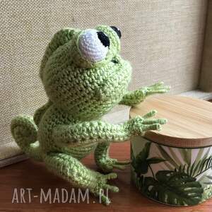 handmade zabawki kameleon