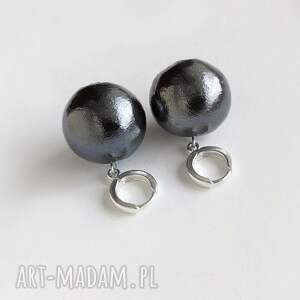 katarzyna kaminska okrąg kolczyki, miyuki, srebro oryginalne