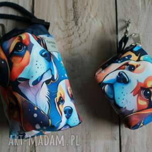 zestaw saszetka na smaczki i woreczki # beagle spacer