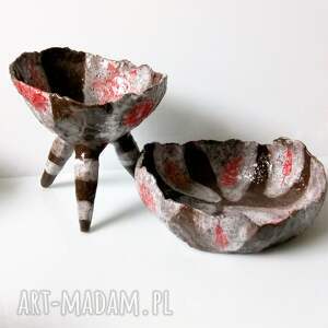 handmade ceramika zestaw 2 misek ceramicznych boho. Handmade