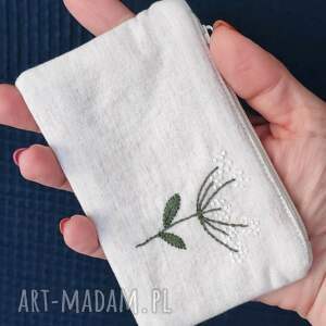 Mini saszetka haftowana wrotycz, ręcznie