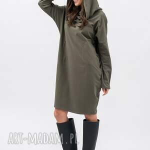 SUKIENKA - NANA KHAKI, z kominem