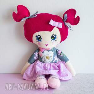 lalka rojberka - klara 46 cm, szmacianka, zabawka, dziewczynka, haftowana