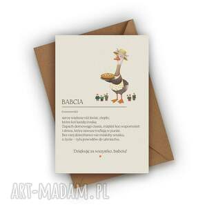 kartka na dzień babci - babcia