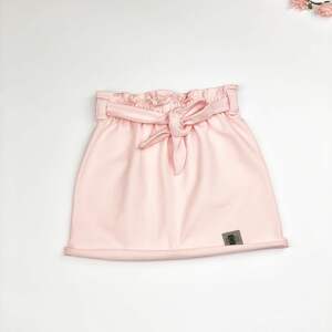 spódniczka pudrowa z paskiem - noeli ubranka