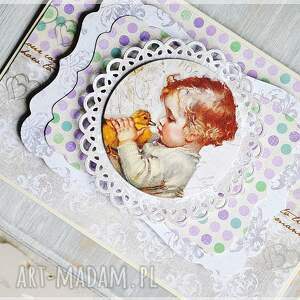 handmade scrapbooking kartki dla maluszka