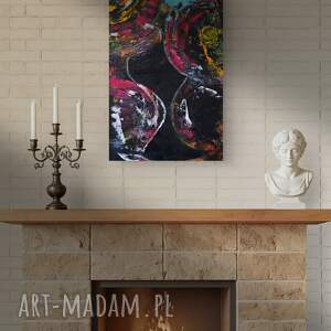 Abstrakcyjny obraz kobiety na płótnie 50 x 70 cm - Insaprable