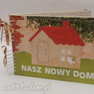 handmade scrapbooking albumy album budowy domu