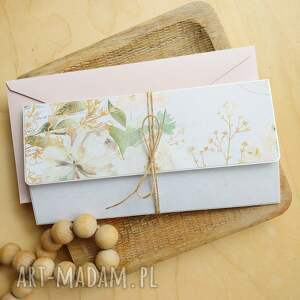 handmade scrapbooking kartki kopertówka ślubna lub inne okazje