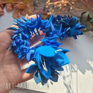 Klipsy chabrowe kwiaty leciutkie, box x1 kli, bo, wiesz, kw