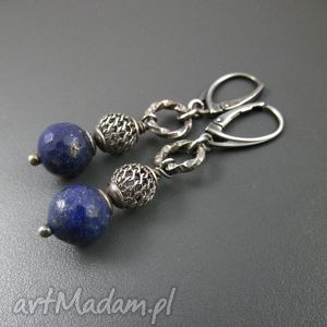 kolczyki z lapis lazuli