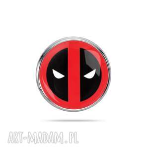 Przypinka do klapy marynarki Deadpool, prezent dla męża