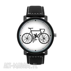 hand made zegarki zegarek męski z grafiką rower