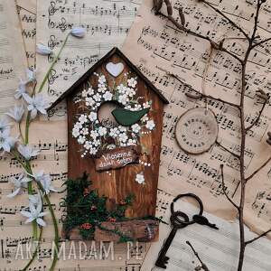 Ozdobna ptasia budka no 1, pomysł na prezent