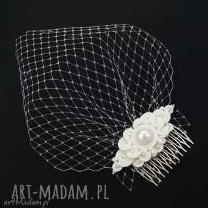 woalka wedding white soutache - Kavrila ozdoby do włosów