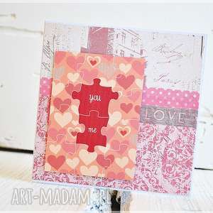 handmade scrapbooking kartki kartka miłosna