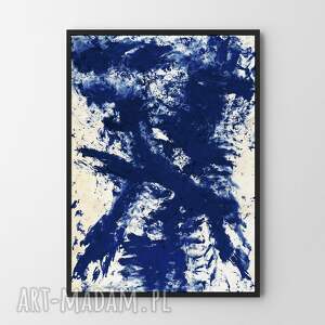 yves klein abstrakcja - plakat 30x40 cm, obraz