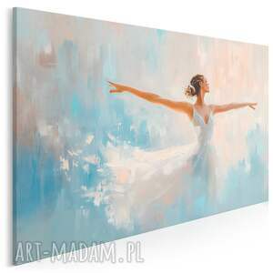 Obraz do salonu - BALETNICA W BŁĘKICIE - 70x50 cm (129601)