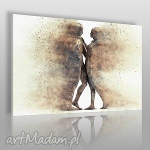 obraz na płótnie - para sylwetki postacie - VAKU DSGN