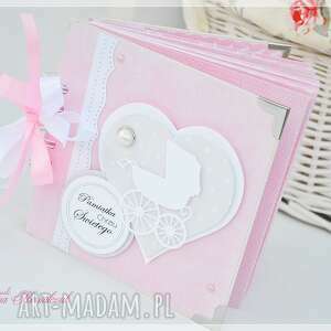 ręczne wykonanie scrapbooking albumy album na chrzest święty