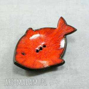 handmade ceramika mydelniczka ryba