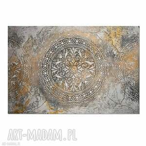 aleksandrab komplet 2 obrazów mandala 8 na zamówienie dla p małgorzaty, malowany