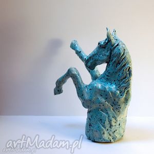 handmade ceramika koń aleksander - rzeźba ceramiczna