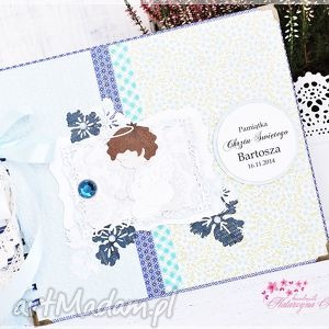 ręcznie wykonane scrapbooking albumy album na chrzest święty