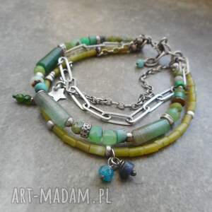 limonki z pistacją II - Biżuteria bransoletki