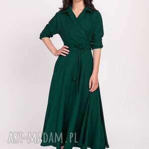 długa sukienka - suk172 zielona