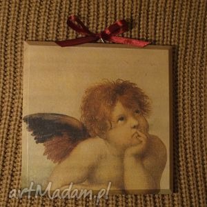 obrazek decoupage - angel vintage, anioł, anioły, aniołek, retro