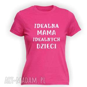 handmade koszulka z nadrukiem dla mamy, prezent dzień matki, od dzieci, syna, córki