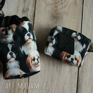 Zestaw saszetka na smaczki i woreczki # chin