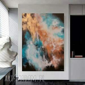 ABSTRAKCJA obraz akrylowy formatu 100/70 cm, absytakcja, akryl